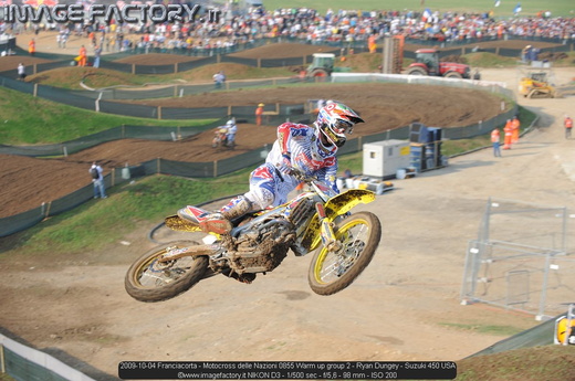 2009-10-04 Franciacorta - Motocross delle Nazioni 0855 Warm up group 2 - Ryan Dungey - Suzuki 450 USA